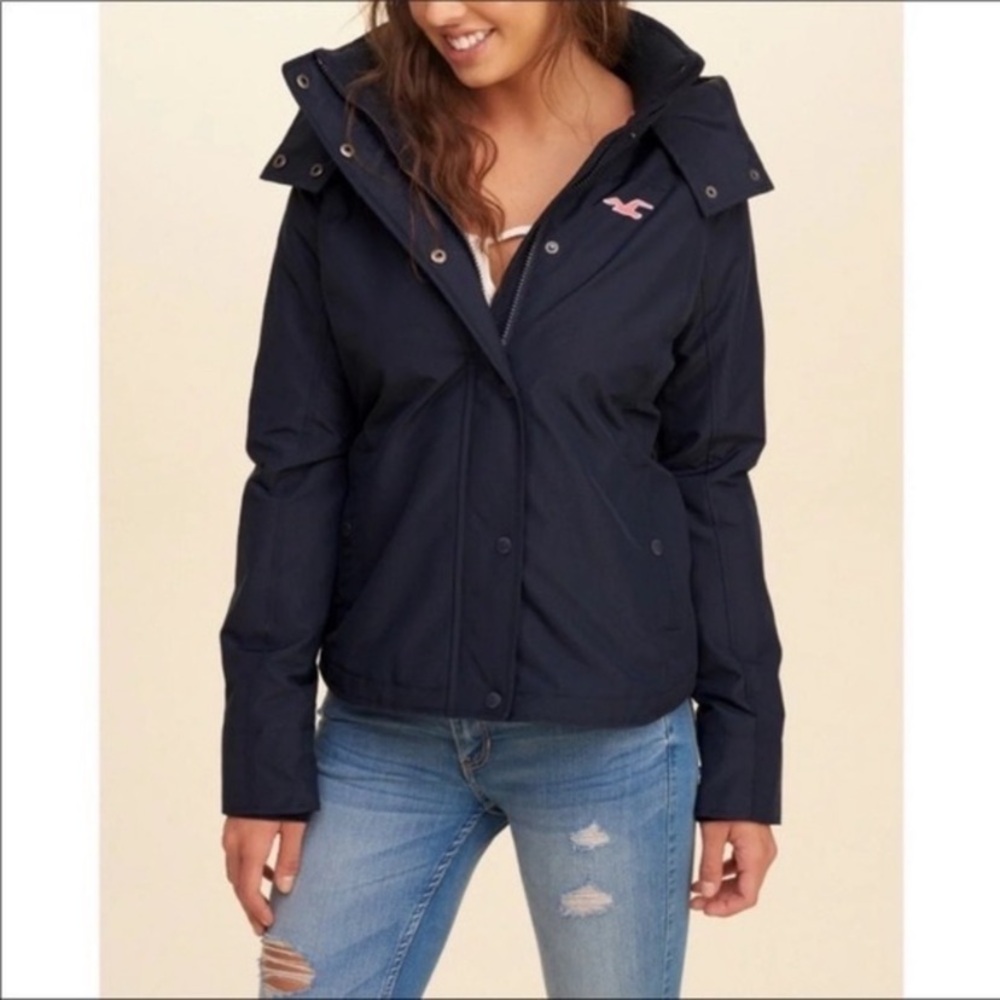 Hollister All-Weather Jacket Coat Size M